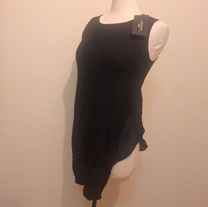 Max Mara Weekend Asymmetical Sleeveless Tee Shirt SZ S
